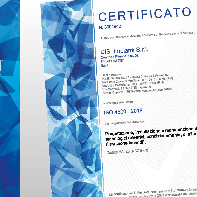 Articolo_certificazione LL-C 45001